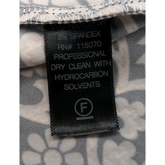 Nina Leonard Size L Cold Shoulders Bell Sleeves 3/4 Stretch Dress Pullover - Picture 6 of 10